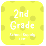 2nd Grade School Supply List Lightbox